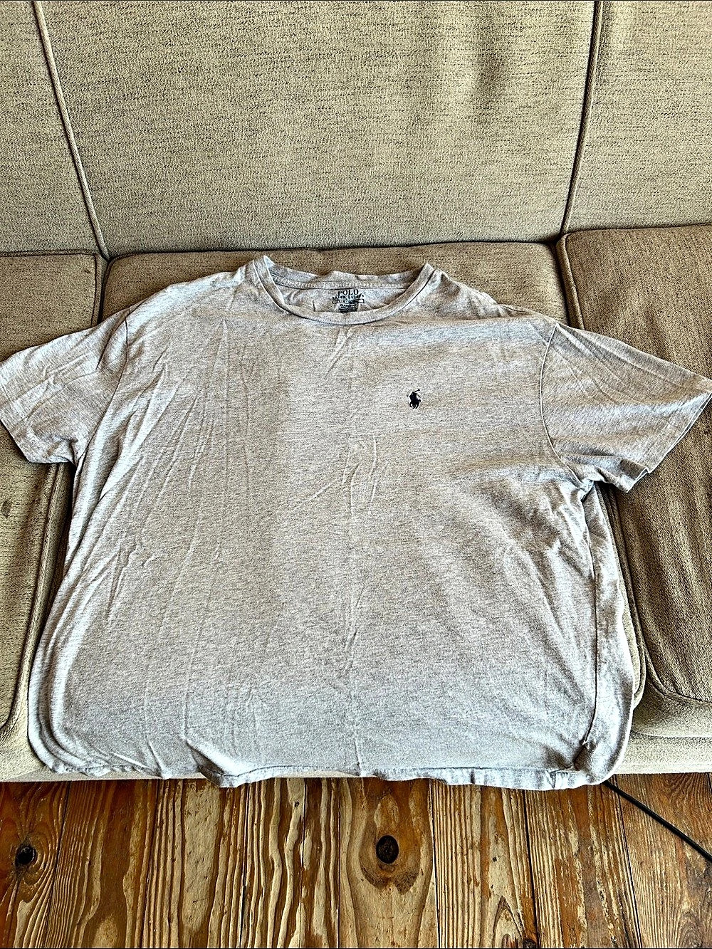 Polo Ralph Lauren Classic Fit Jersey Crewneck T-Shirt Gray